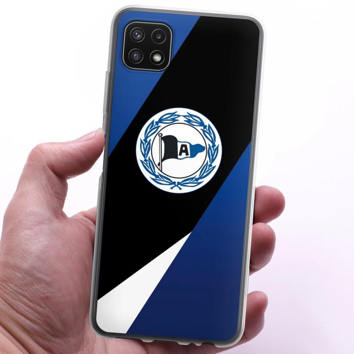 Produktbild DeinDesign Silikon Hülle für Samsung Galaxy A22 5G Handyhülle Case Smartphone Schutzhülle Arminia Bielefeld (Samsung Galaxy A22 5G)