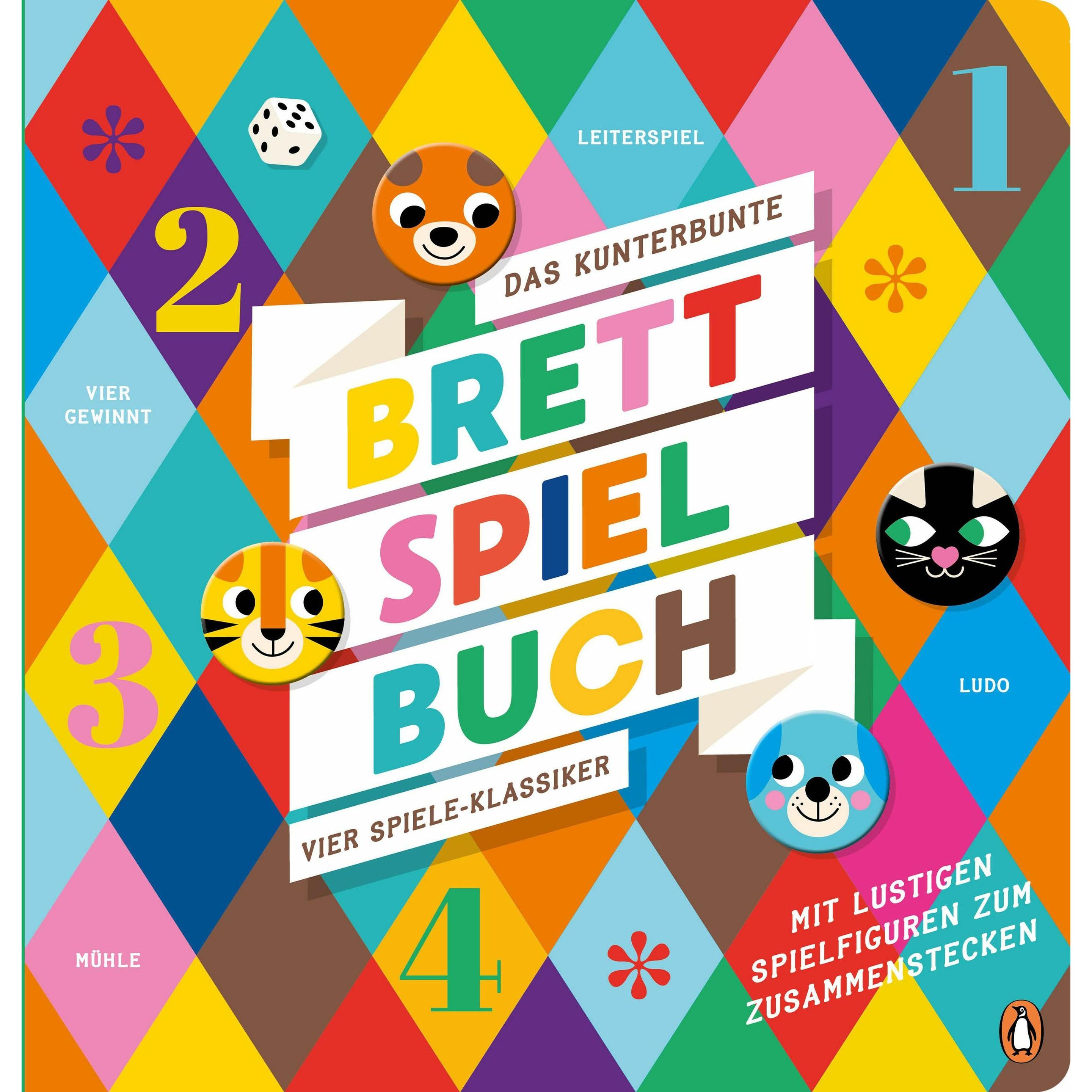 Thumbnail - Penguin Random House Das kunterbunte Brettspiel-Buch - Vier (Deutsch)