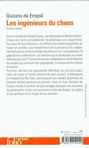 Produktbild Les ingénieurs du chaos (Französisch, Da Empoli Giuliano, 2023)