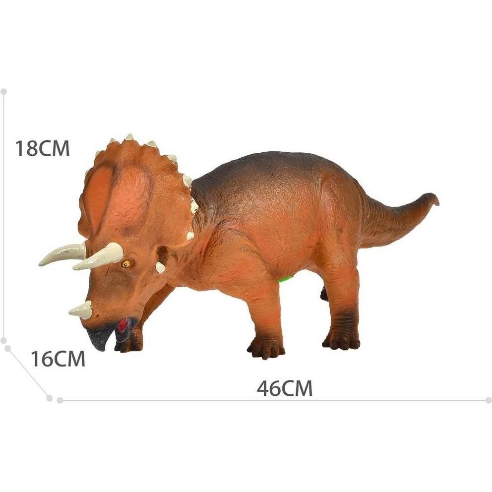 Trifox Triceratops-Dinosaurier mit Ton