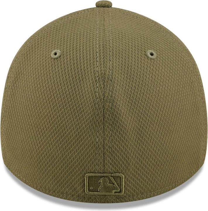 Actual product image New Era 39Thirty Diamond Cap - Los Angeles Dodgers olive S/M (S, M)