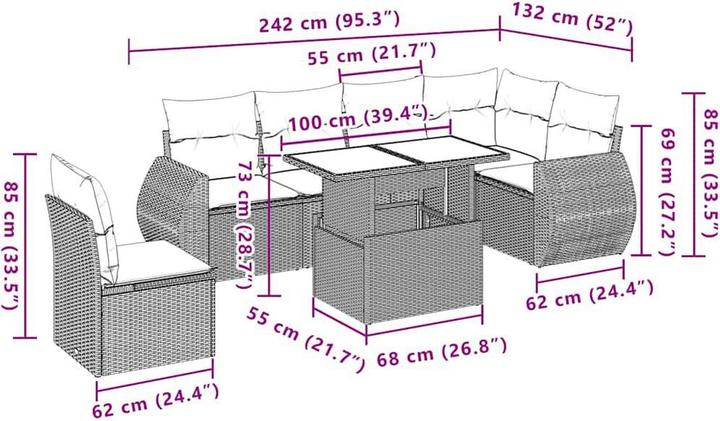 Produktbild vidaXL Remy