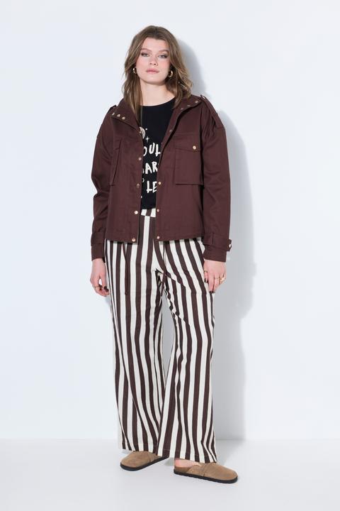 Actual product image Studio Untold Utility-Jacke, oversized, grosse Taschen, Stehkragen (58)