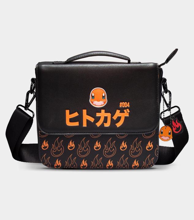 Actual product image Difuzed Pokemon sac à bandoulière en cuir PU portable Charmander