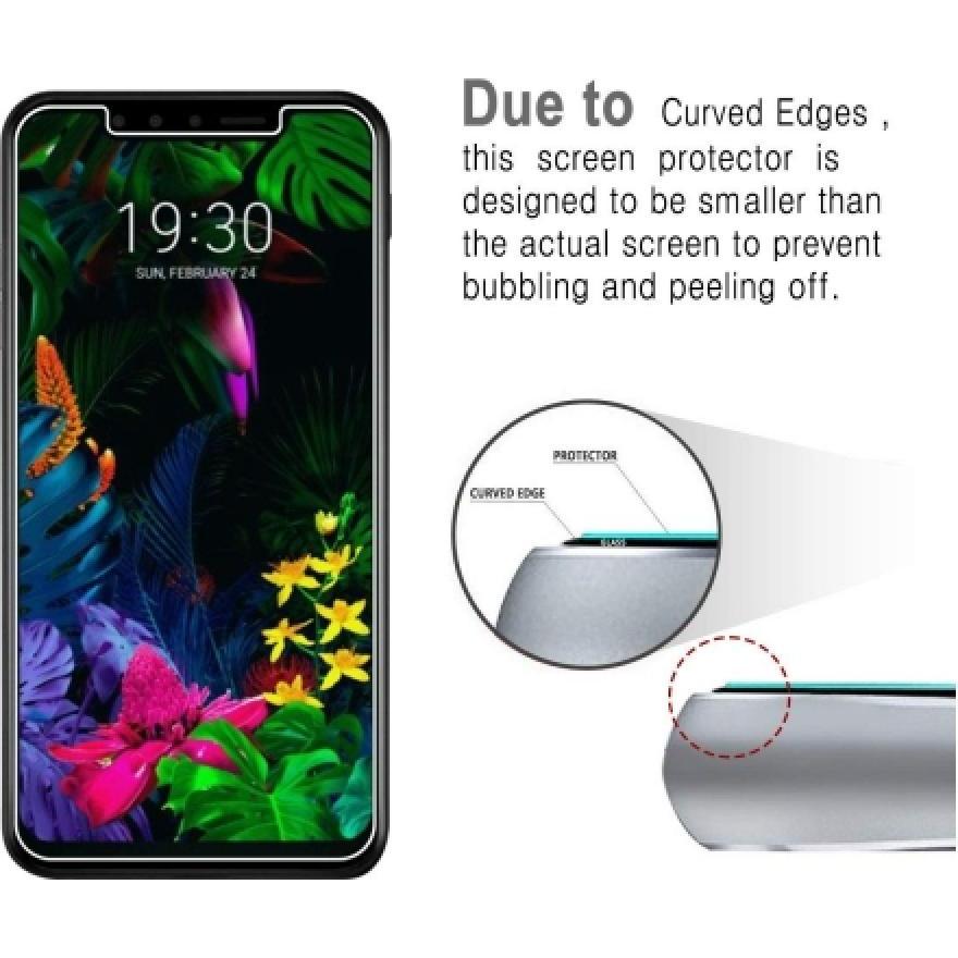 Thumbnail - Screenguard LG Q70 Panzerglas Schutzfolie Case Friendly Design (1 Stück, LG Q70), Smartphone Schutzfolie, Transparent
