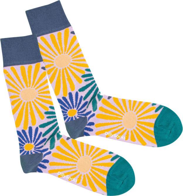 Image du produit DillySocks Feux d'artifice floraux (Une unité par pack, 36 - 40)