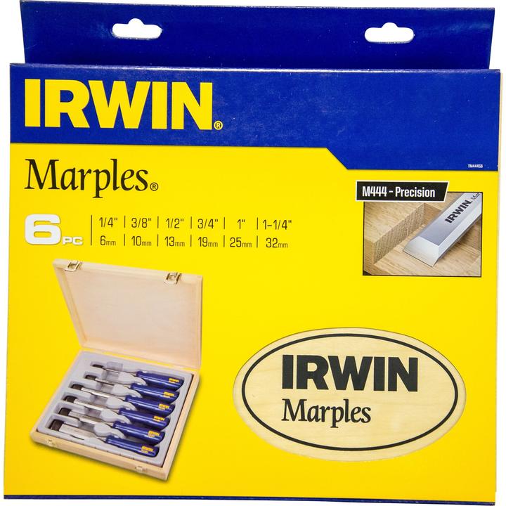 Image du produit Irwin Jeu de 6 ciseaux à bois (6 mm)