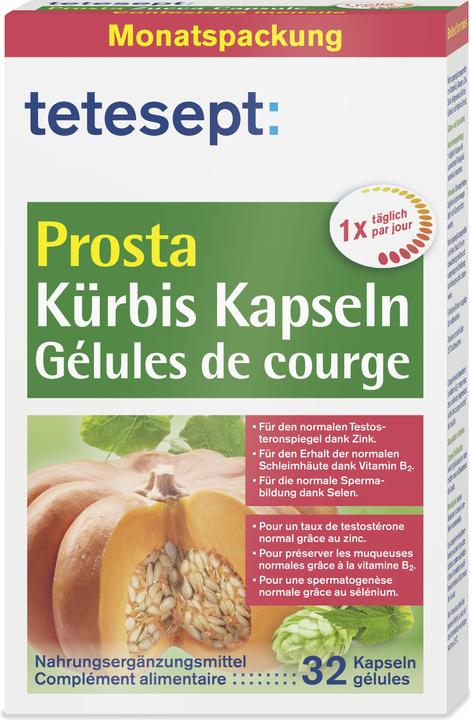 Actual product image Tetesept Prosta (32 Piece, Capsules, 70 g)