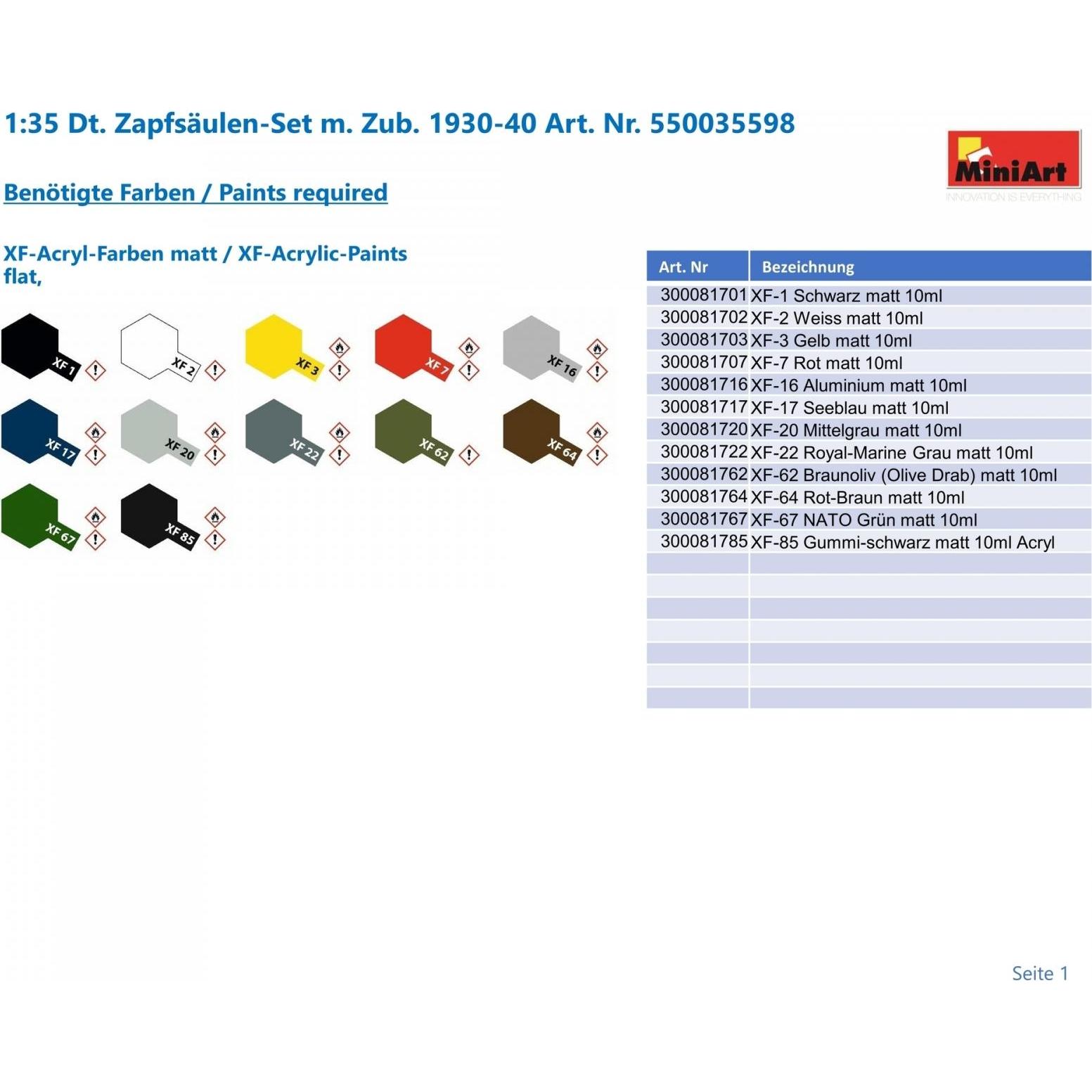 Thumbnail - Mini art German Gas Station 1930-40s