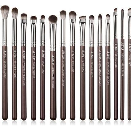 NoName, Schminkpinsel, JESSUP SET Shimmer Brow zestaw piętnastu pędzli do makijazu oka T499
