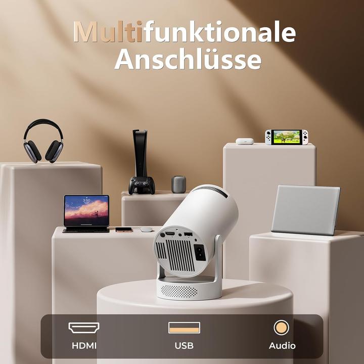 Actual product image Buba Toys Smart Mini Beamer 4K (Full HD, 300 lm)