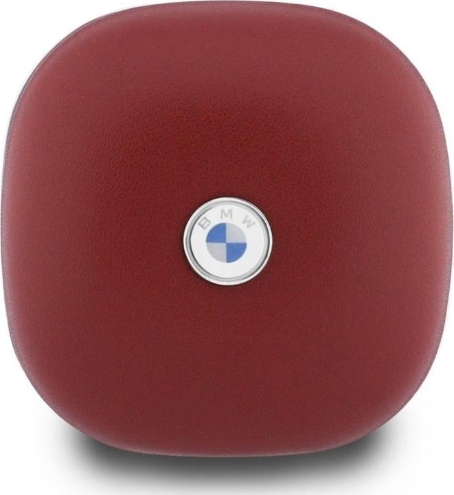 Actual product image BMW Headphones Bluetooth TWS Leather Metal Logo ENC red (30 h, Docking, Wireless)