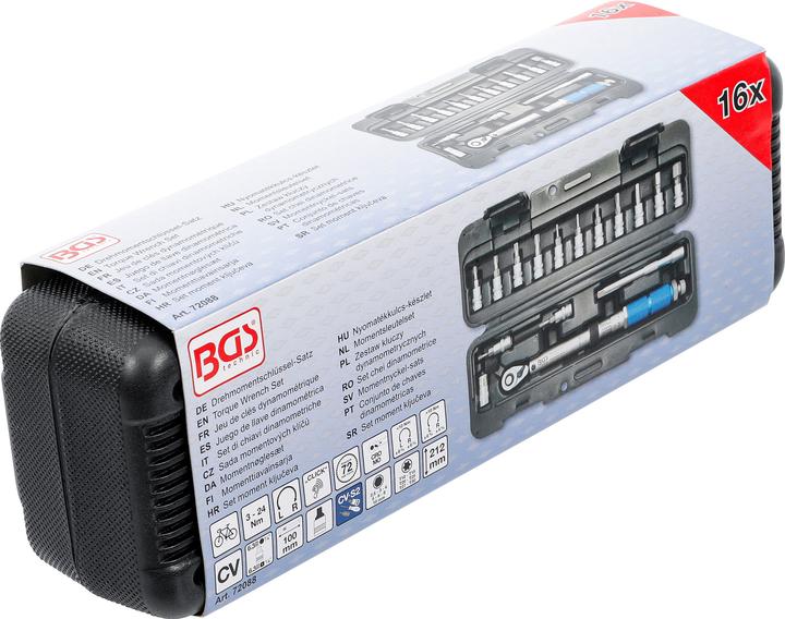 Actual product image BGS Drehmomentschlüssel-Satz (1/4", 3 Nm, 24 Nm)