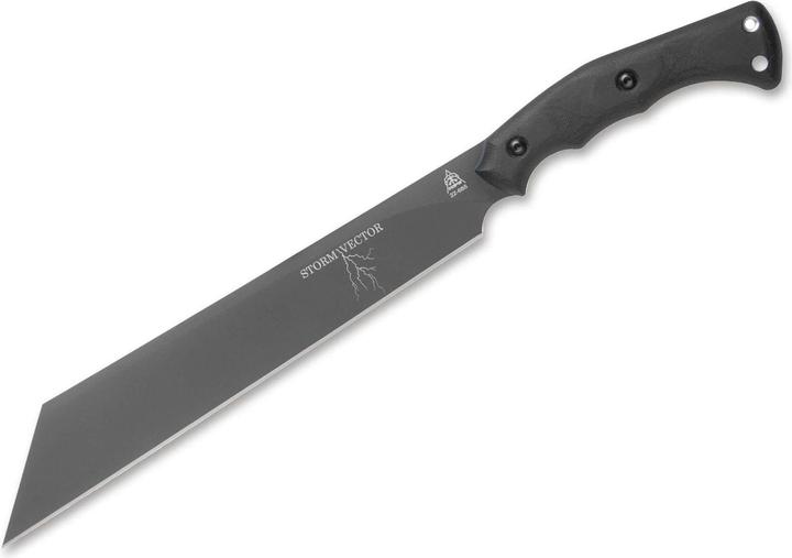 Actual product image TOPS Storm Vector Micarta Black