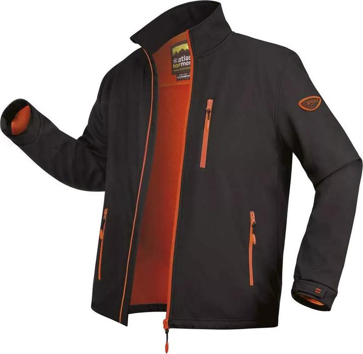 Actual product image Atlas For Men Mens Water Repellent Soft Shell Jacket (XL)