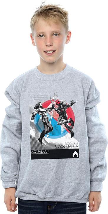 Produktbild Jungen Aquaman Vs Black Manta Sweatshirt (140, 146)