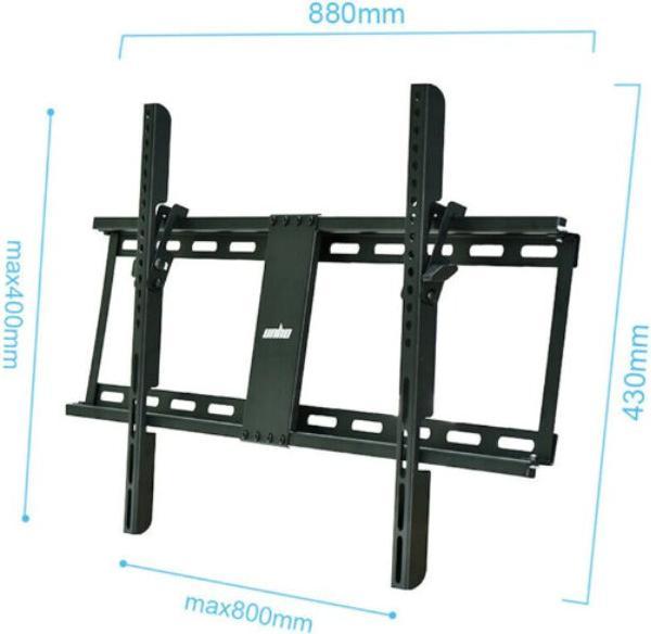 Produktbild Hermex Universal LCD TV Wandhalterung Fernseherhalterung Bildschirmhalterung (Wand, 85", 45 kg)