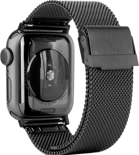 Actual product image Just in Case SilkSteel Strap Apple Watch 40/41/42mm Black (Stainless steel)