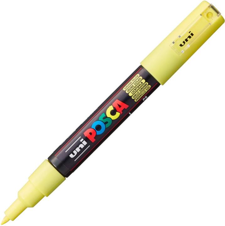Actual product image Posca Marker PC-1M round tip (Sunshine Yellow, 1 mm, 1 x)