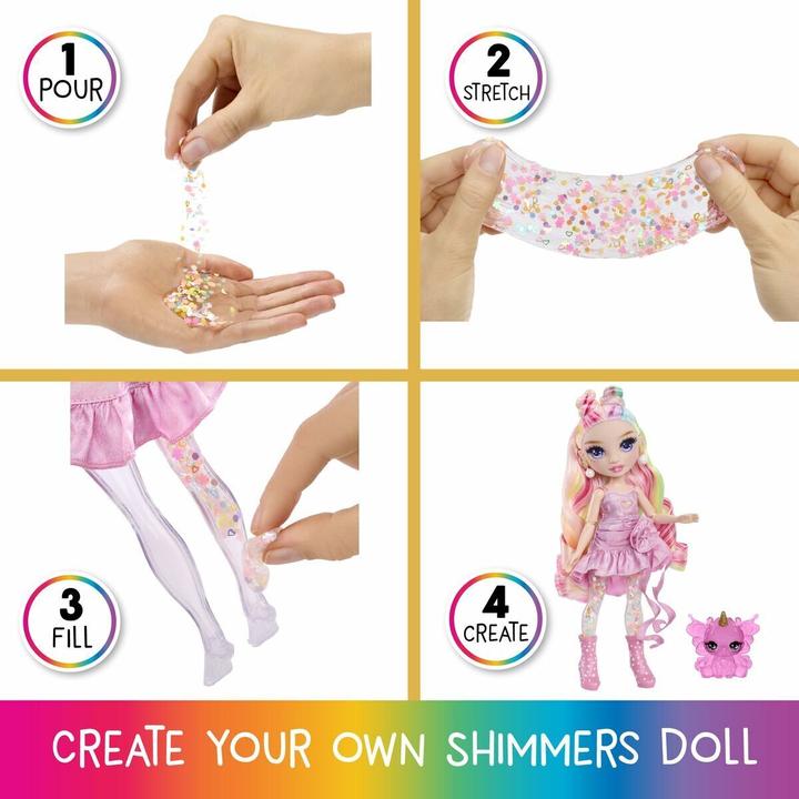 Productafbeelding Rainbow High Regenbogen Shimmers + Slime Bella