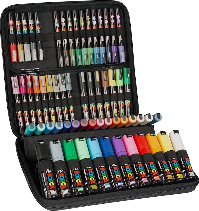 Actual product image Posca Marker Set (Multicoloured, 60 x)