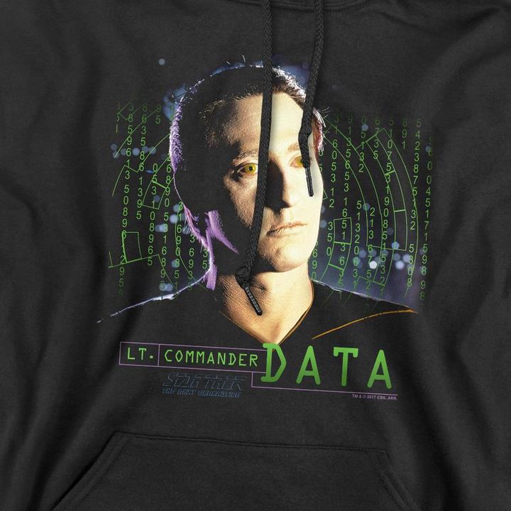 Actual product image Mens Data Hoodie (L)