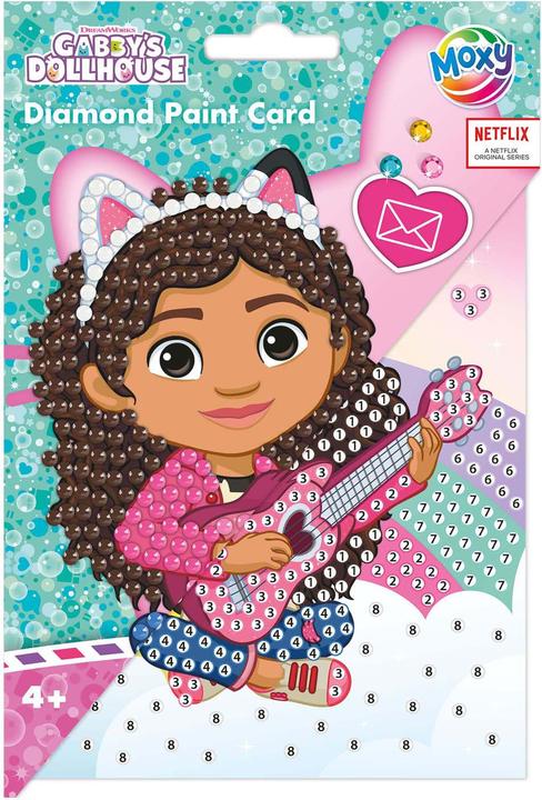 Image du produit Grafix Diamond Painting-Karten und Umschläge Gabby's Dollhouse