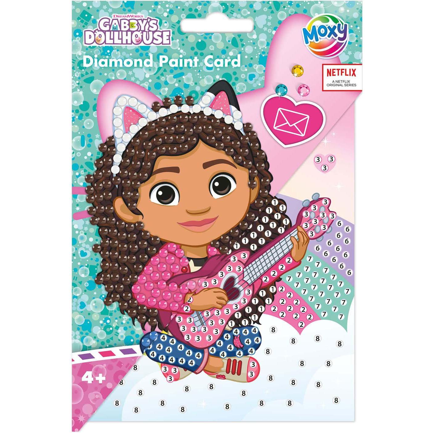 Grafix Diamond Painting-Karten und Umschläge Gabby's Dollhouse