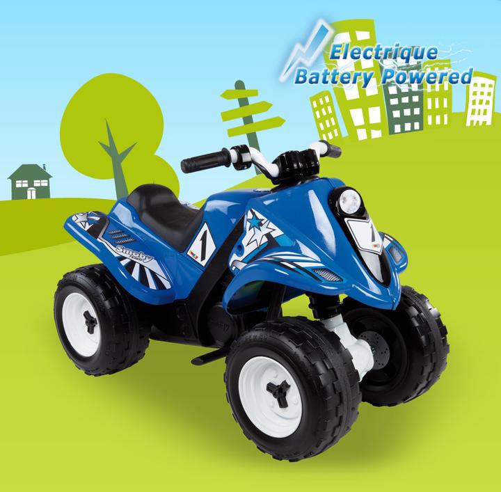 Produktbild Smoby Quad Battery Rally Blau (6 V)