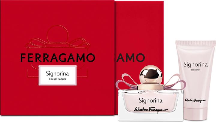 Salvatore Ferragamo Signorina Box Eau de Parfum for Women 50ml Body Lotion 50ml (50 ml)