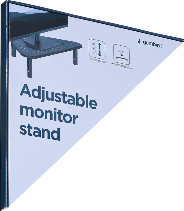 Image du produit Gembird MS-TABLE-02 monitor mount / stand Black Desk