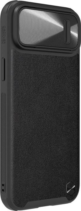 Actual product image Nillkin CamShield Leather S Case iPhone 14 Cover with Black Camera Cover (Apple iPhone 14)