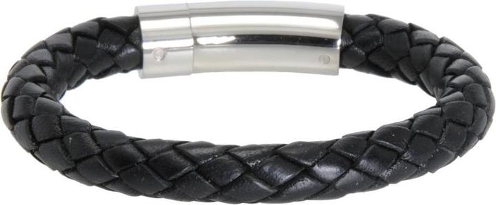 Image du produit Bijouteria Bracelet (22 cm, Acier inoxydable, Cuir)