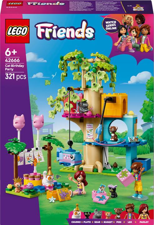 Image du produit LEGO Katzengeburtstagsparty & Baumhaus (LEGO Friends)