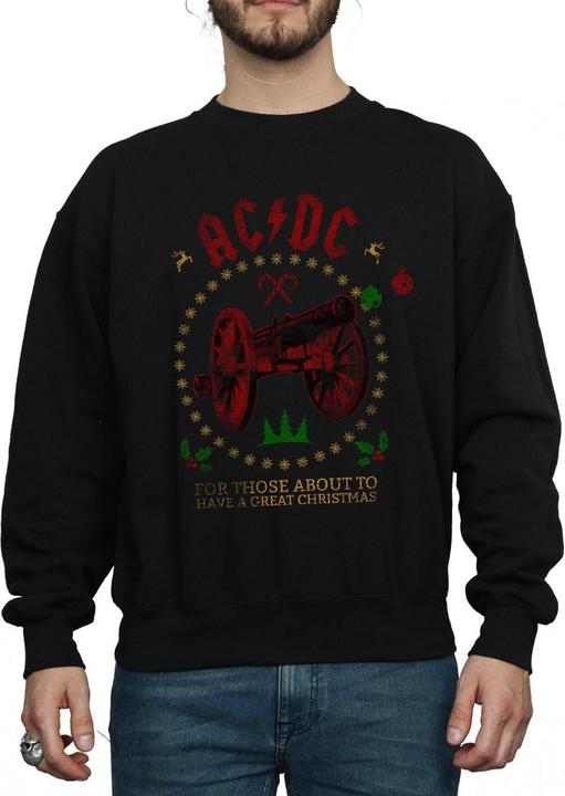 Image du produit AC/DC Sweatshirt en coton pour hommes Christmas For Those (S)