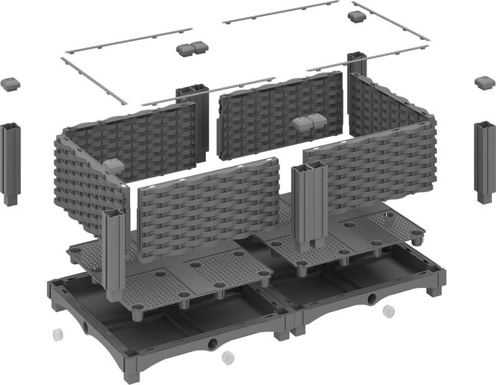 Actual product image Relaxdays Planter