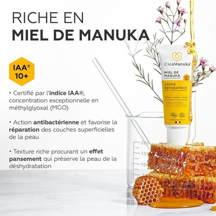 Actual product image CicaManuka Repairing Cream 40% Manuka Honey IAA 10+ 40ml (40 ml, Face toner)