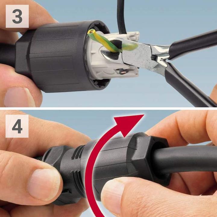 Produktbild Phoenix Contact Storenstecker QPD STAK 3 L+PE, 1.5 mm², Schwarz