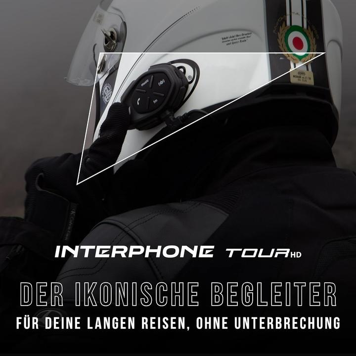 Produktbild Cellularline Intercom TOUR HD Komplettset für 1 Helm (1er Set)