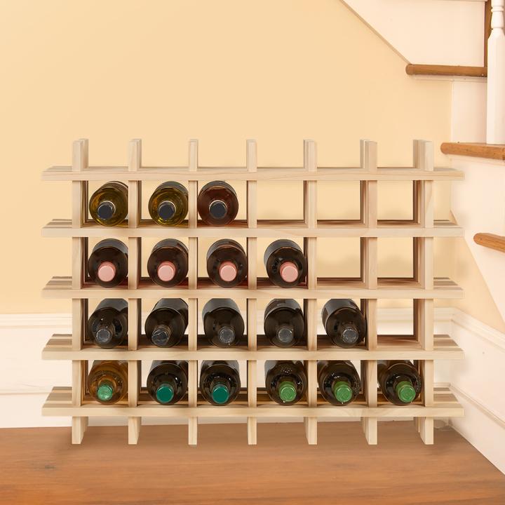 Actual product image Relaxdays wine rack (75 x 24 x 54 cm, 24 Fl.)
