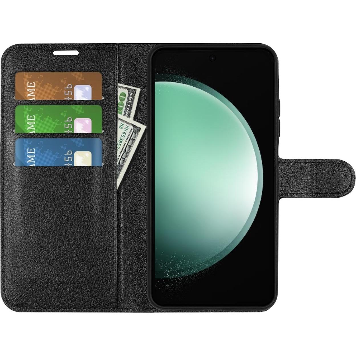 Thumbnail - Screenguard Leather Guard (Samsung Galaxy S23 FE), Smartphone Hülle, Schwarz