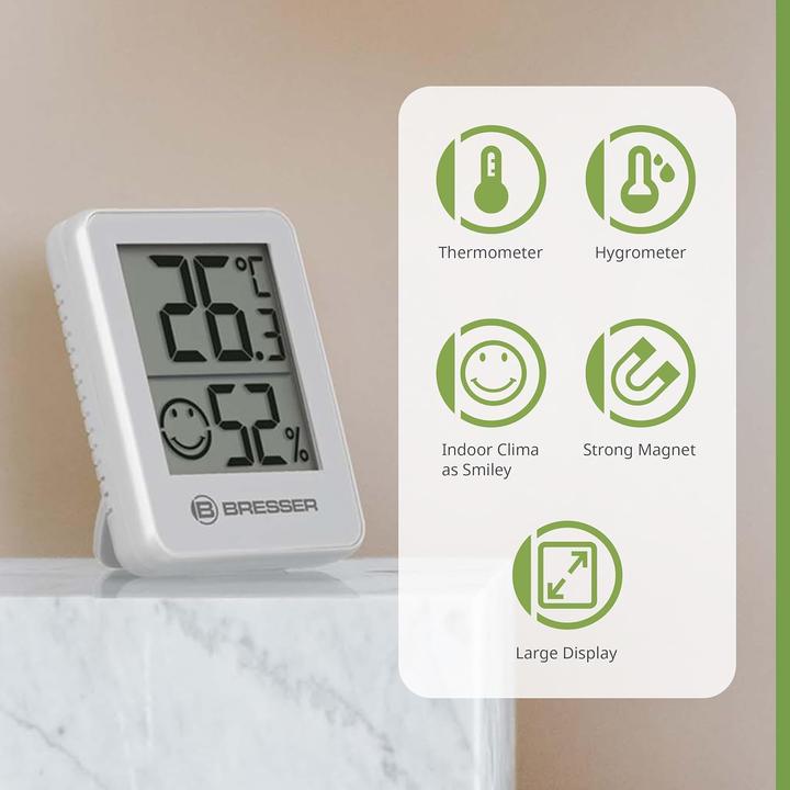 Actual product image Bresser Digital thermo-hygrometer with comfort zone