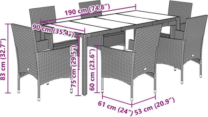 Actual product image vidaXL Kendre (190 cm)