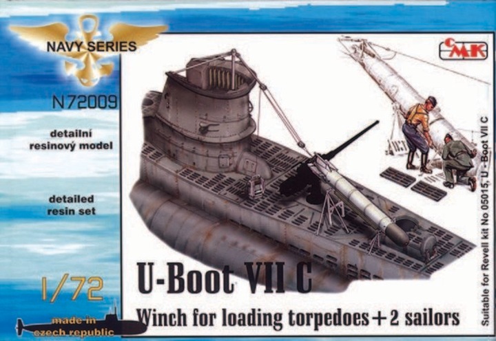 Produktbild CMK U-Boot Typ VII C Torpedowinsch für Revell-Bausatz