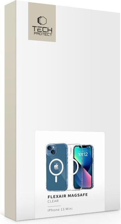 Productafbeelding Tech-Protect FlexAir MagSafe hoesje voor de iPhone 13 Mini - Przezroczyste (Apple iPhone 13 mini)
