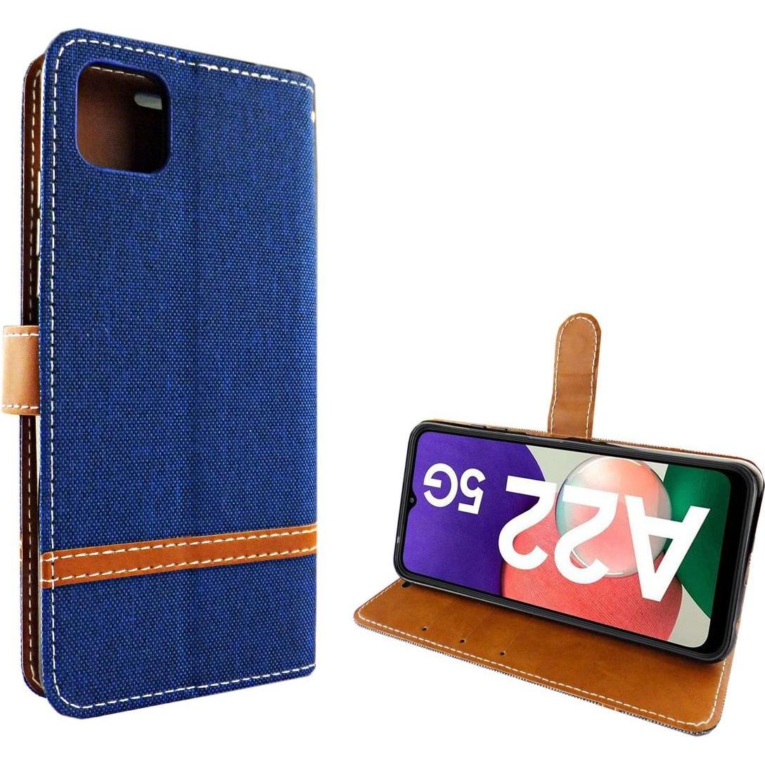 Thumbnail - König Design Handyhülle für Samsung Galaxy A22 5G Case Cover Schutztasche Schutzhülle Tasche (Samsung Galaxy A22 5G), Sm...