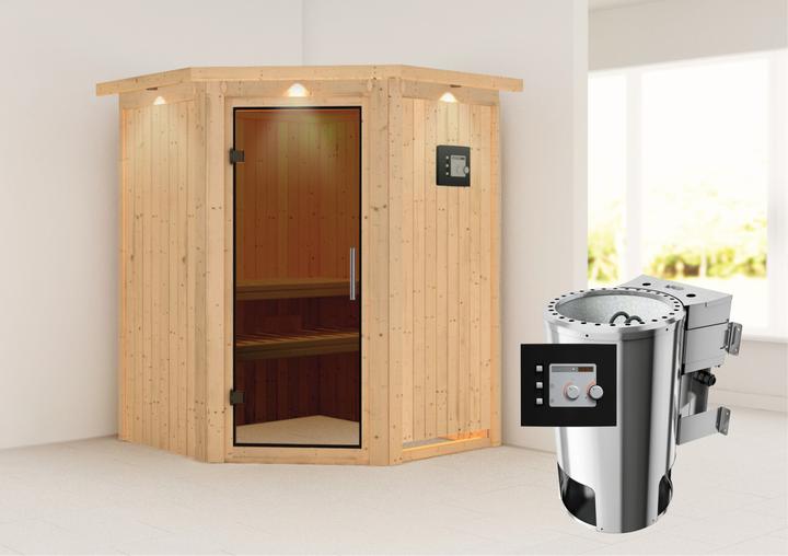 Image du produit Karibu Nanja avec couronne de toit (Plug & Play 3,6 KW - Contrôle externe bio)