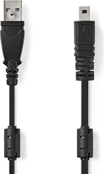 Actual product image Nedis USB cable | USB 2.0 | USB-A plug | UC-E6 8-pin plug | 480 Mbps | Nickel-plated | 2.00 m | (2 m, USB 2.0)
