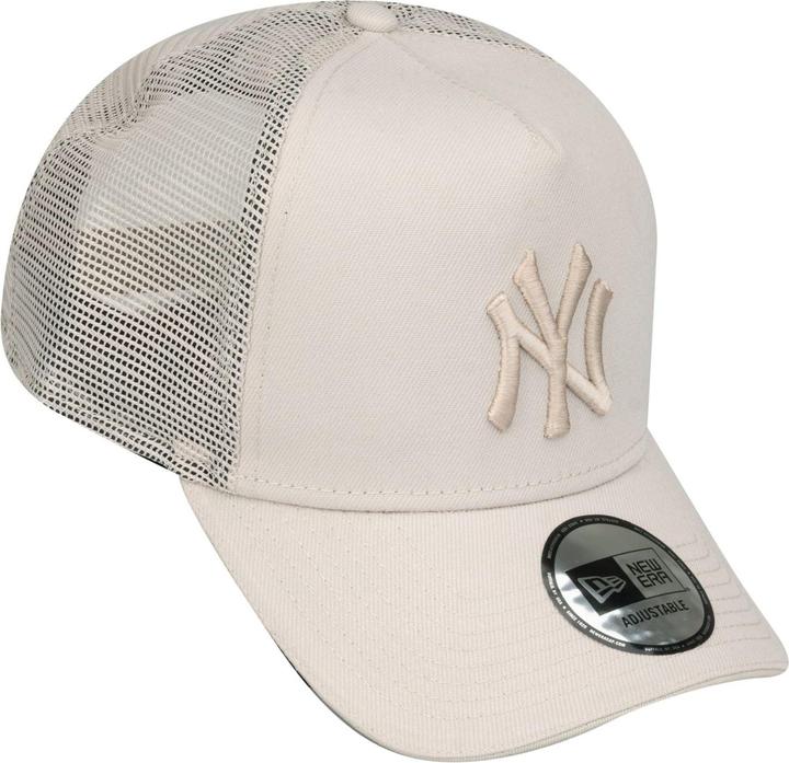 Produktbild New Era A-Frame Trucker Cap - New York Yankees beige tonal