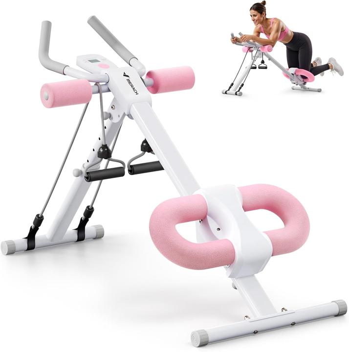 Merach Bauchmuskeltrainer mit LCD-Monitor